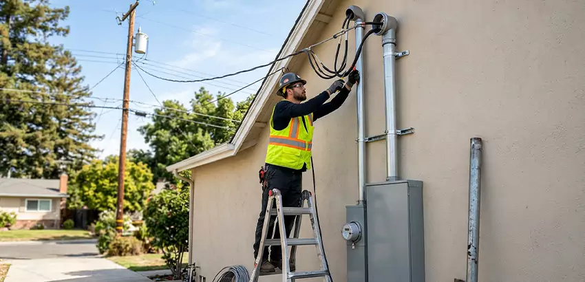 Electrical Service Entrance and Mast Upgrade in Pelham