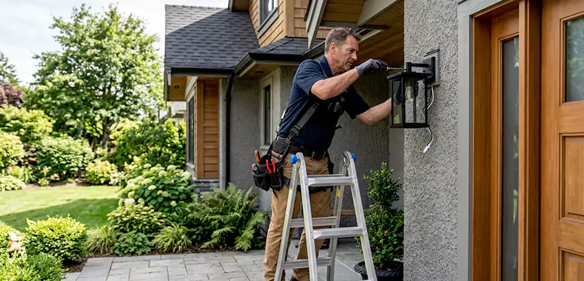 Outdoor and Exterior Light Fixture Installation in Pelham