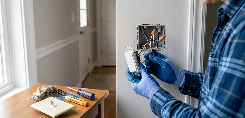 Motion Sensor Light Switch Replacement in Pelham