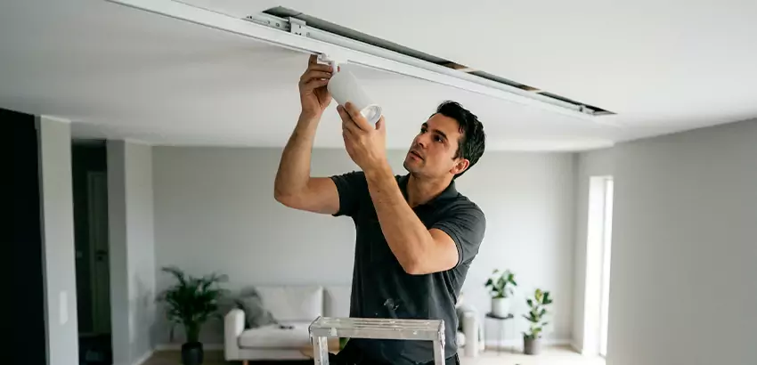 Recessed Track Lighting Installation in Pelham